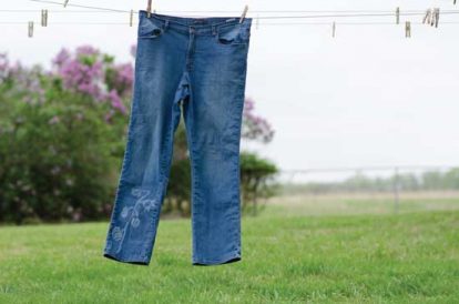 Learn to Bleach-Stencil Denim Image